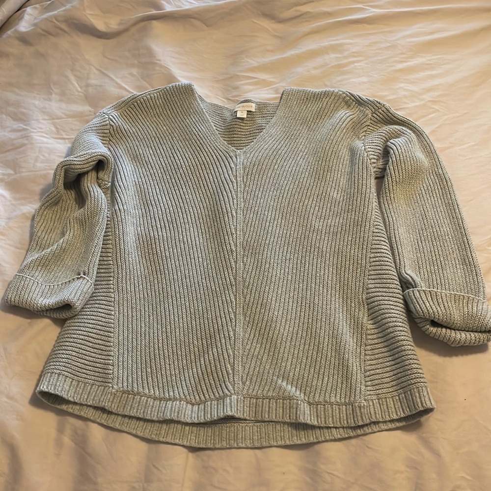 X Large grey knit sweater